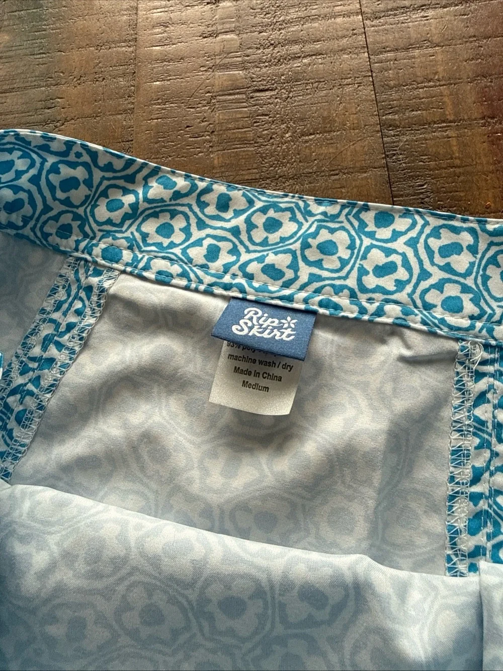RipSkirt Hawaii Wraps Lot Of 2 Skirts Medium Length 1 Blue Tropical Beachwear